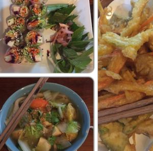 3 dishes at Aum in Chiang Mai