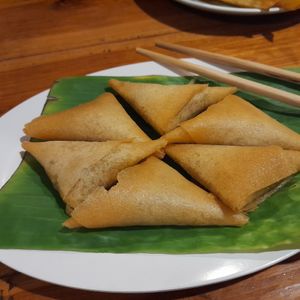 Samosas at Aum in Chiang Mai