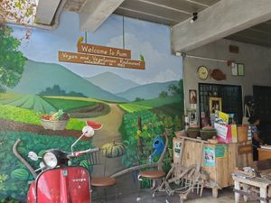 Main entrance at Aum in Chiang Mai