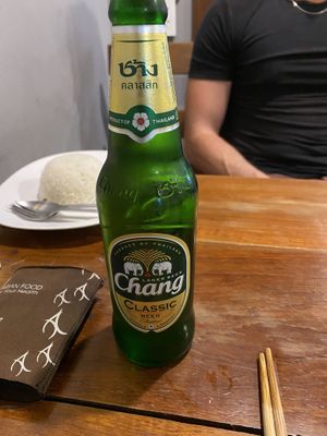 First beer in Thailand at Aum in Chiang Mai