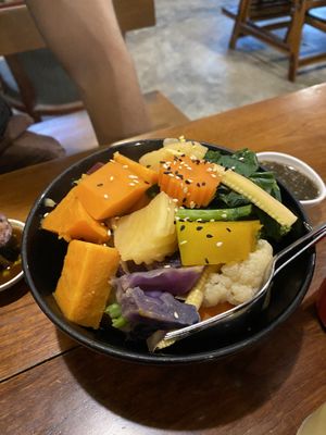 Vegetable Salad! Devine at Aum in Chiang Mai