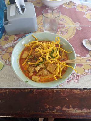 Khao Soi, 45 baht at Boonsita Restaurant in Chiang Rai