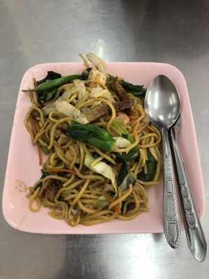 bami  at Num Heng Vegetarian in Hat Yai