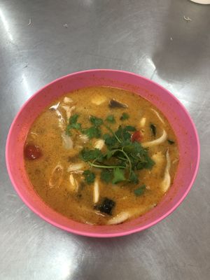 tom yam  at Num Heng Vegetarian in Hat Yai