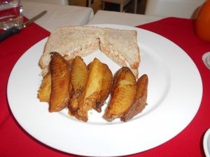 Ning's Five Star J - Mock Tuna - very good at Five Star J Restaurant in Pattaya