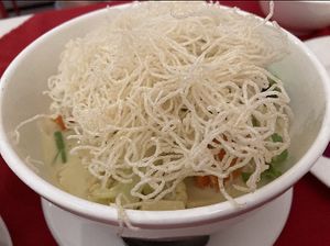 Vegan khao soy  at Five Star J Restaurant in Pattaya