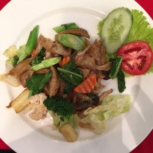 pad see iew jae at Five Star J Restaurant in Pattaya