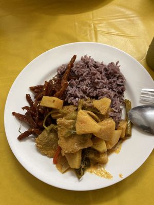 Nom nom   at Hesan Vegetarian in Phuket