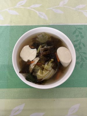 Soup  at Hesan Vegetarian in Phuket