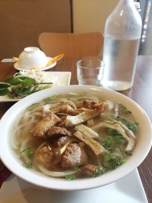 Deluxe noodle soup! at Utopia Vegan in Dickson