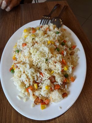 Fried rice at Utopia Vegan in Dickson