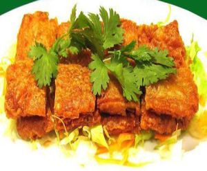 Crispy Bean-curd at Utopia Vegan in Dickson