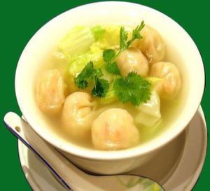 Wonton Soup at Utopia Vegan in Dickson