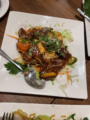 Pork ribs  at Utopia Vegan in Dickson