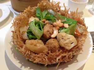 Bird's nest! eat it!!! at Utopia Vegan in Dickson