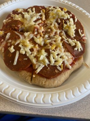 Vegan pepperoni pizza   at Simply Food in Guam