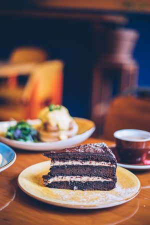 Vegan Chocolate Cake at Raw Power Cafe in Auckland