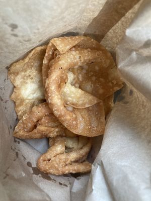 Wontons  at Welcome Chinese Vegetarian Cafe in Christchurch