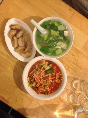 Food at Welcome Chinese at Welcome Chinese Vegetarian Cafe in Christchurch