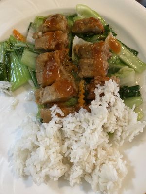 Orégano satay delight   at Welcome Chinese Vegetarian Cafe in Christchurch