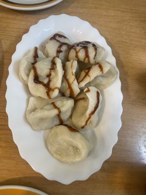 Vegetable dumplings 🥟   at Welcome Chinese Vegetarian Cafe in Christchurch