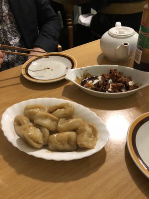 Dumplings and cheeky nuggets at Welcome Chinese Vegetarian Cafe in Christchurch
