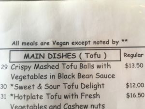 almost all vegan! at Welcome Chinese Vegetarian Cafe in Christchurch