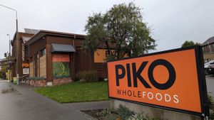 from Barbadoes Street at Piko Wholefoods Co-operative in Christchurch