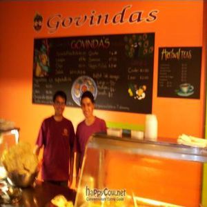 2009 old location - staff at Govinda's - CBD in Brisbane