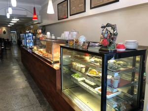 At entrance at Govinda's - CBD in Brisbane