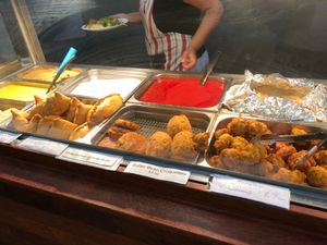 Serving counter  at Govinda's - CBD in Brisbane