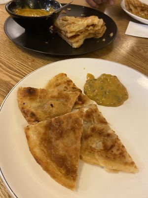 Roti & curry sauce   at Tian Ran in Mermaid Beach