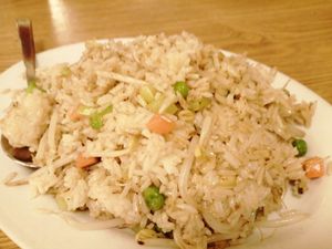 Home style fried rice at Tian Ran in Mermaid Beach