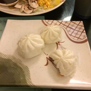 BBQ steam buns at Thea Vegetarian Tea Garden in Adelaide