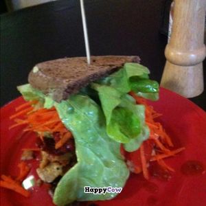 gourmet tofu burger at Vego's in Adelaide