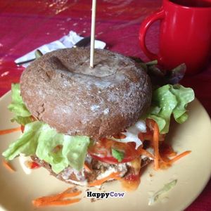 the absolutely fabulous burger at Vego's in Adelaide