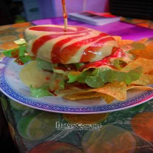 Mexican vegie burger at Vego's in Adelaide