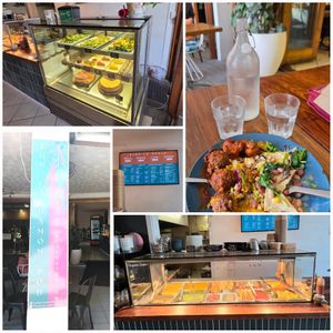 Food selections and Cafe at Cardamom Pod in Byron Bay