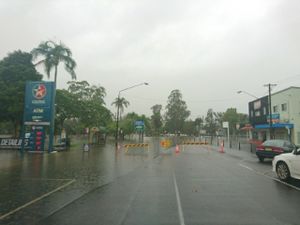 Lismore is flooding constantly bring out the cannoos  at Wolf & Lamb Vegan in Nimbin