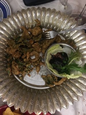 Pakora at Wolf & Lamb Vegan in Nimbin