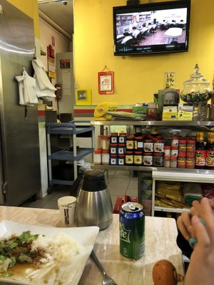 Facing towards the back at An Lac Vegan in Cabramatta