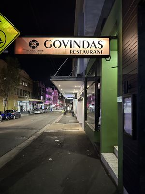 Outside   at Govinda's in Darlinghurst