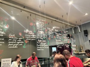 Menu  at Govinda's in Darlinghurst