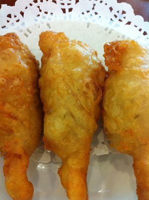 veg-drumsticks at Green Gourmet in Newtown