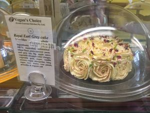 royal earl grey cake at Green Gourmet in Newtown
