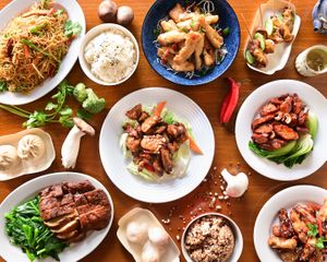 Some of our famous dishes available from our menu! at Green Gourmet in Newtown