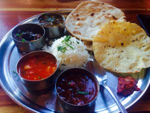 
 at Maya Vegetarian Chat House in Surry Hills