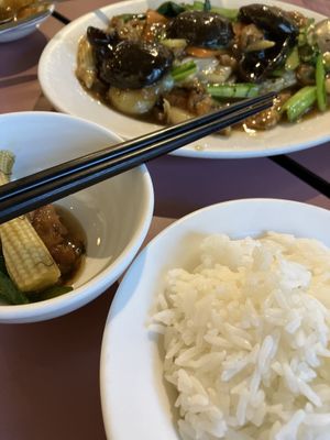 Mushroom stir fry  at Mother Chu's Vegetarian Kitchen in Sydney
