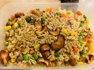 Cashew nuts fried rice  at Mother Chu's Vegetarian Kitchen in Sydney