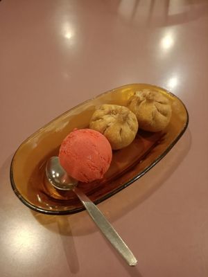 Summer bun dessert at Mother Chu's Vegetarian Kitchen in Sydney